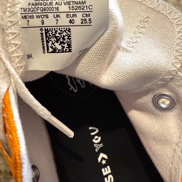 Converse Bright Orange Sneakers - Picture 4 of 4